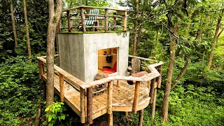 Building MICRO HOUSE 64 sq ft. on Stilts (COMPLETE BUILD)