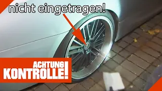 Felgen nicht eingetragen und keine Papiere! Wird das teuer? | 1/2 | Kabel Eins | Achtung Kontrolle