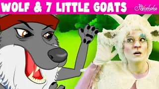 Wolf And Seven Little Goats + Three Little Pigs | Bedtime Stories for Kids in English | Live Action