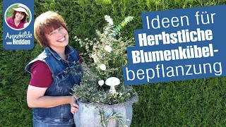 Moderne Herbstbepflanzung für Blumenkübel, schnell mal selber machen