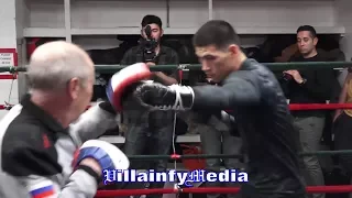 DMITRY BIVOL UNIQUE WITH SPEED & POWER, DISPLAYS HIS SKILLSET AHEAD OF WBA TITLE DEFENCE