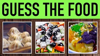 Guess the Food Quiz #1 (20 Foods) | What is the Food from Countries around the World?