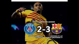 PSG vs Barcelona (2-3) HIGHLIGHTS: Raphinha, Dembele, Vitinha & Christensen Goals!GREAT SUCCESS