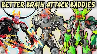 REIMAGINED LEGO Hero Factory Brain Attack Villains! - Awesome MOCs