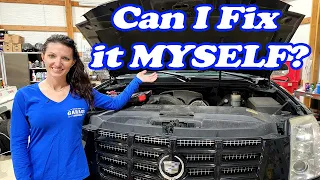 Jessica repairs 400HP AWD Cadillac Escalade!