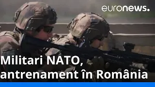 Militarii din Forța de Reacție a NATO, antrenament în România