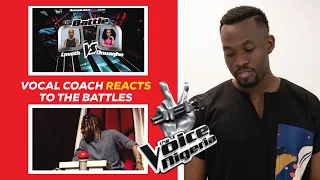 Amaka x Star | The Battles - The Voice Nigeria Season 4 | Team Naeto C | Vocal Coach DavidB Reacts