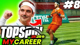 Let’s Play Top Spin 2K25 Career Mode | MyCareer #8 | FINDING OUR FORM! | First Impressions