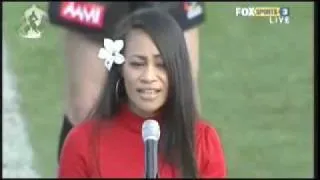 Anne Robertson - Samoan National Anthem 2008