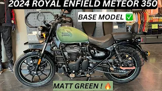 2024 Royal Enfield Meteor 350 E20 | Matt Green Colour | Base Model | RE Meteor 350 2024 Review