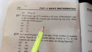 The average age of 32 students is 10 Year.If teacher is included.what is age of teacher?