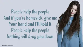 Birdy - People Help The People | Lyrics Songs