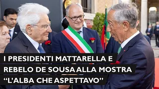 Mattarella alla cerimonia d’inaugurazione della mostra "L'Alba che aspettavo"