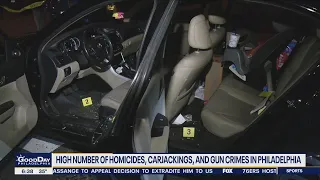 Philadelphia dealing with record numbers of homicides, carjackings, and gun crimes