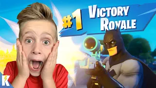 FIRST #1 Victory Royale in FORTNITE (Getting better!!!) | K-CITY GAMING