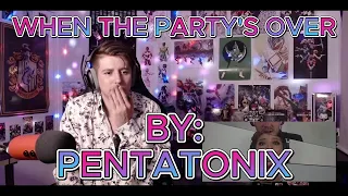 SO MUCH EMOTION!!! Blind reaction to Pentatonix - When The Party's Over