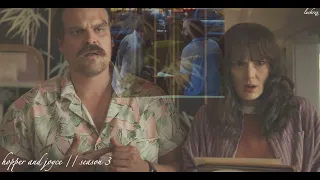 hopper and joyce being the stars of season 3 for 11 minutes