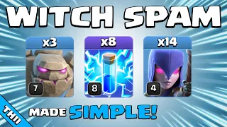 TH11 ATTACK SO STRONG WE 3* A MAX TH12!!! WITCH SPAM = BEST TH11 Attack Strategy | Clash of Clans