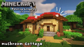 Relaxing Mushroom Cottage Longplay (with commentary) 🍄 | 1.20 Minecraft Survival