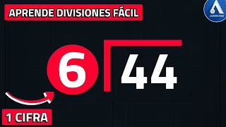 🔴 DIVISIÓN DE UNA CIFRA - DIVISIONES de UNA CIFRA (Super fácil)