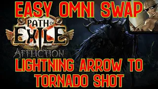 How to swap to Omni Tornado Shot from Lightning Arrow