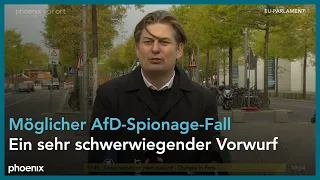 Maximilian Krah zu einem möglichen Spionagefall innerhalb der AfD am 24.04.24