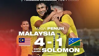 MALAYSIA 🇲🇾 4 vs 1 SOLOMON 🇸🇧 | TIER 1 INTERNATIONAL MATCH | FULL HIGHLIGHT GOAL