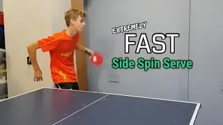 FAST Side Spin Serve Tutorial - Unbeatable!