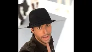 Enrique On The Set Of Duele El Corazon Video