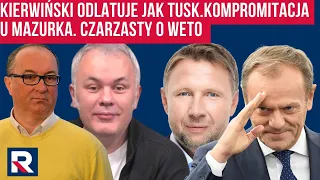 Kierwiński odlatuje jak Tusk. Kompromitacja u Mazurka. Czarzasty o weto - Polityczna Kawa