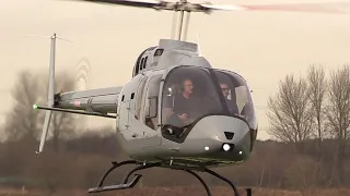 G-DONE photos Bell 505 Jet Ranger X landing at Barton Aerodrome #helicopter #jetranger #aviation