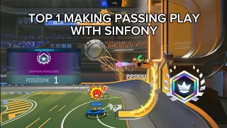 Top 1 Making Passing Play With Sinfony | Rocket League Sideswipe