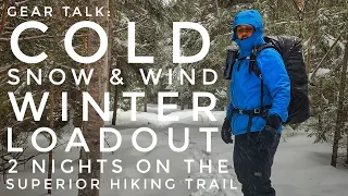 Gear Talk: 2 Winter Nights On The Superior Trail Backpack Loadout