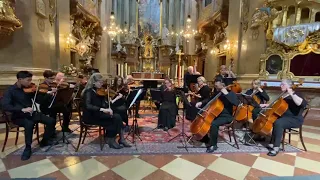 Ulli Reiner and the Poway Symphonette, St. Peter's Church in Vienna July 2022, Ave Verum by Mozart