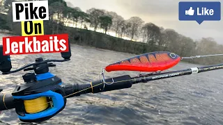 Jerkbait fishing for Pike in Ireland!