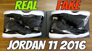 HOW TO: Tell If Your 2016 Jordan 11 Space Jams are REAL or FAKE! (Crazy Comparison)