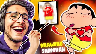 TRIGGERED INSAAN - Drawing Shinchan on stream😍