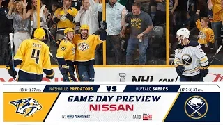 NHL 19 PS4. REGULAR SEASON 2018-2019: Buffalo SABRES VS Nashville PREDATORS. 12.03.2018. (NBCSN) !