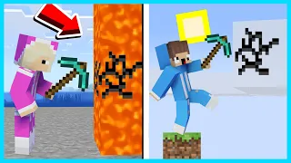 MIPAN & ZUZUZU Bisa MENGHANCURKAN SEMUA NYA DI MINECRAFT! BISA HANCURKAN AWAN!