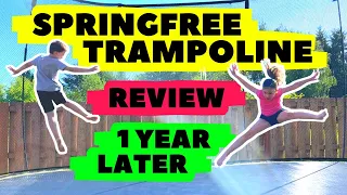 Springfree Trampoline Review 1 Year Later!  Is it worth it?