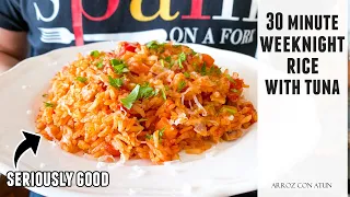 EASY Weeknight Rice with Tuna | Crazy Good One-Pan Recipe