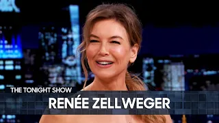 Renée Zellweger Walked Half a Mile in the Rain in Heels to the Oscars | The Tonight Show