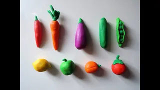 Основи скульптури. Овочі та фрукти з пластиліну