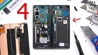 Samsung Z Fold 4 Teardown! - They changed the Hinge?!