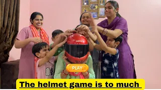 GUESS THE PERSON || WHO HIT THE HELMET WITH ALL FAMILY MEMBERS 🤣 #family #familygames #games #kids