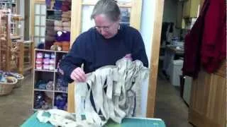 Preparing Fabric Strips for Rag Rugs