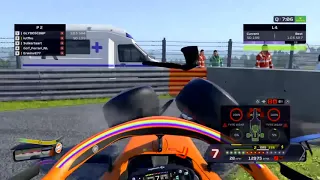 F1 2020 Mega Crash | Thanks Marshall For The Green Flag...