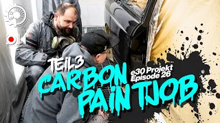 E30 M3 Carbon Finish Part 3 | With the professionals at K&R Painting | The project | episode 26