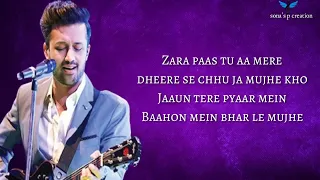 Tere Liye (lyrics) Atif Aslam |Shreya Ghoshal | prince | s