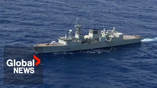 Life aboard Canadian warship HMCS Montreal on patrol in the South China Sea